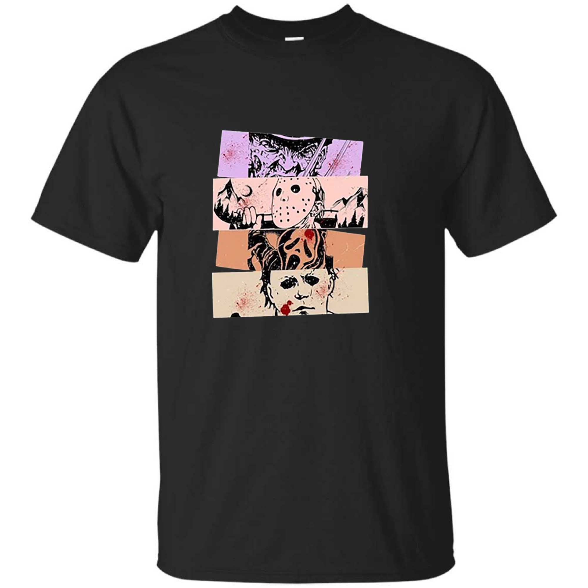 Skitongift Retro Scream Halloween T Shirt,Horror Movies Shirt Vintage