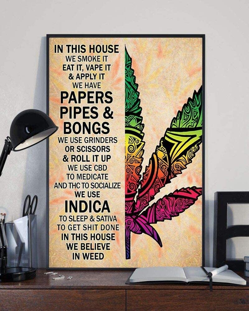 hippie weed art