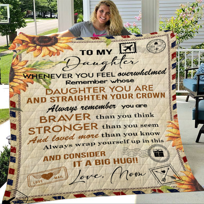 Daughter blanket sales from mum