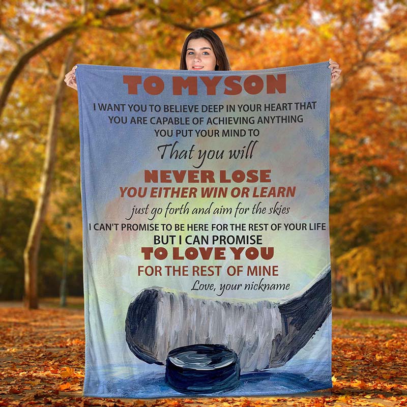 Hockey mom blanket outlet