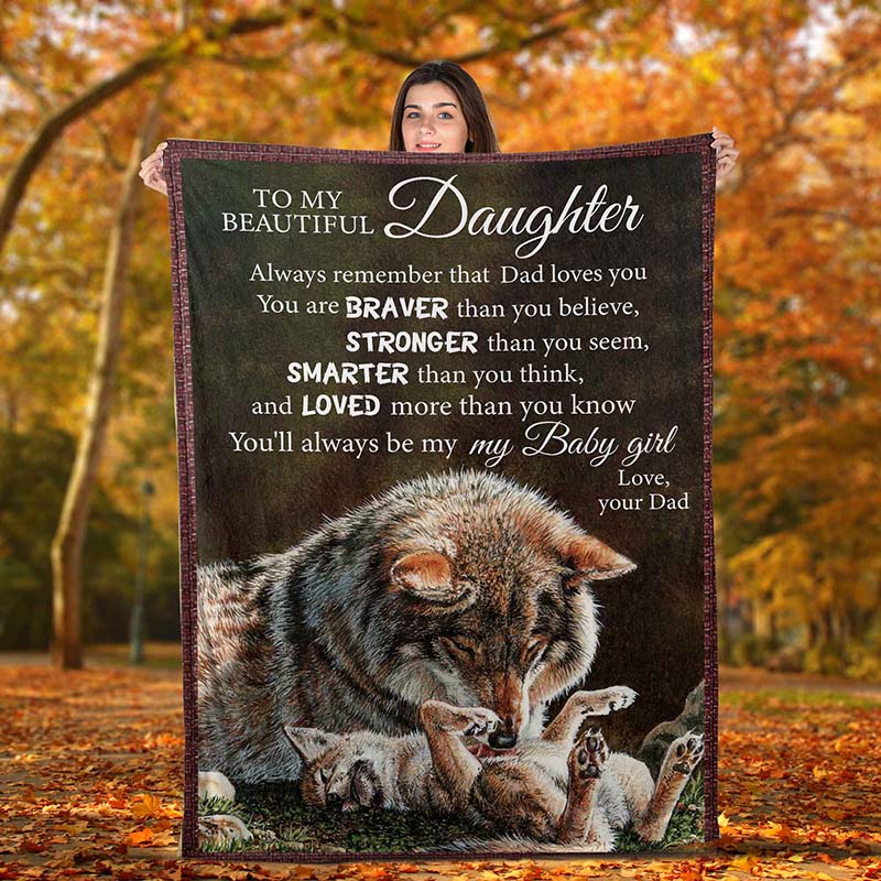 Daughter on sale wolf blanket