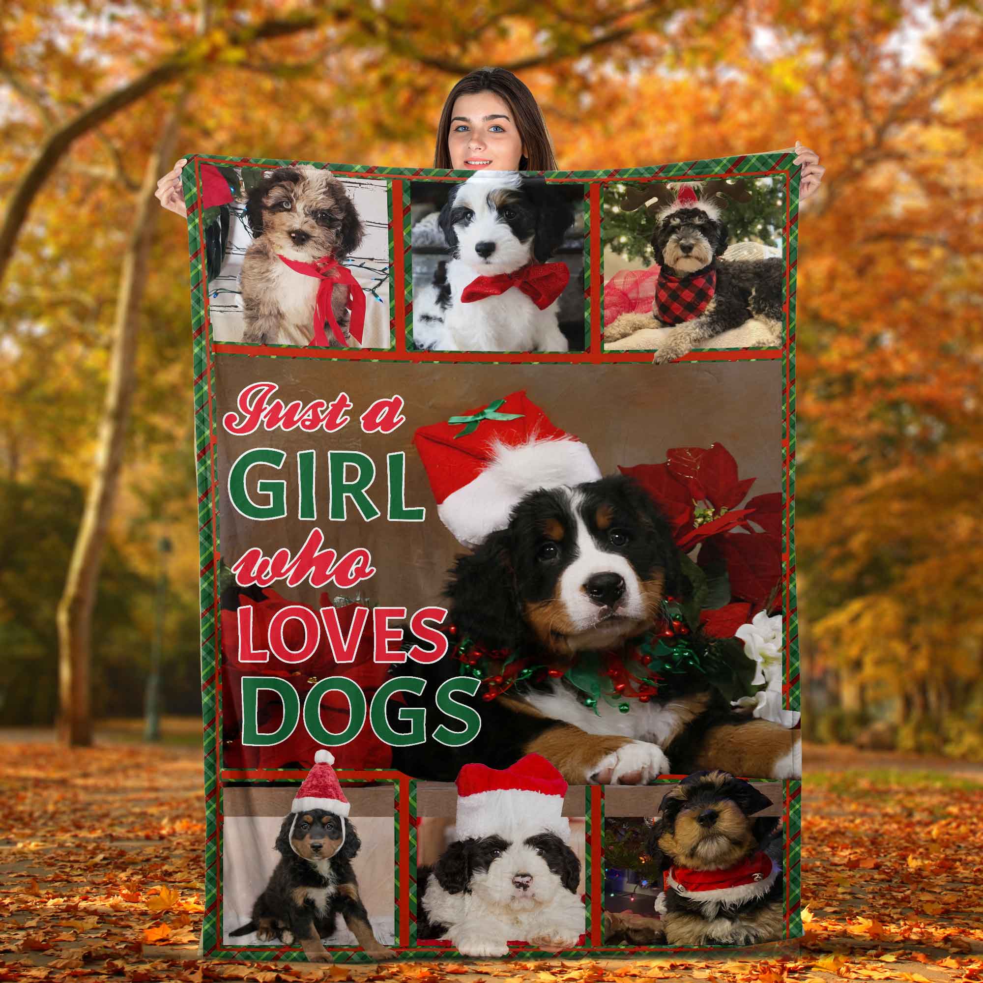 Christmas blanket for dogs deals