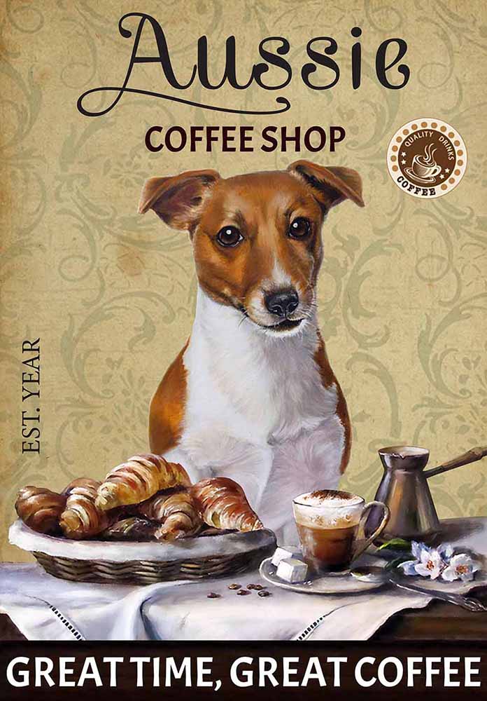 Jack Russell Terrier Dog Coffee Shop TT3008