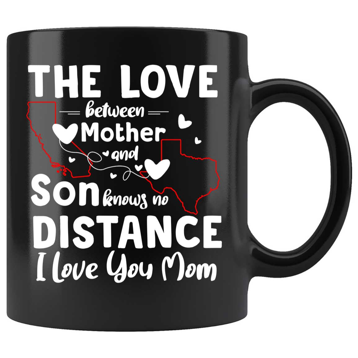 The love between a mother and son knows no distance mug clearance