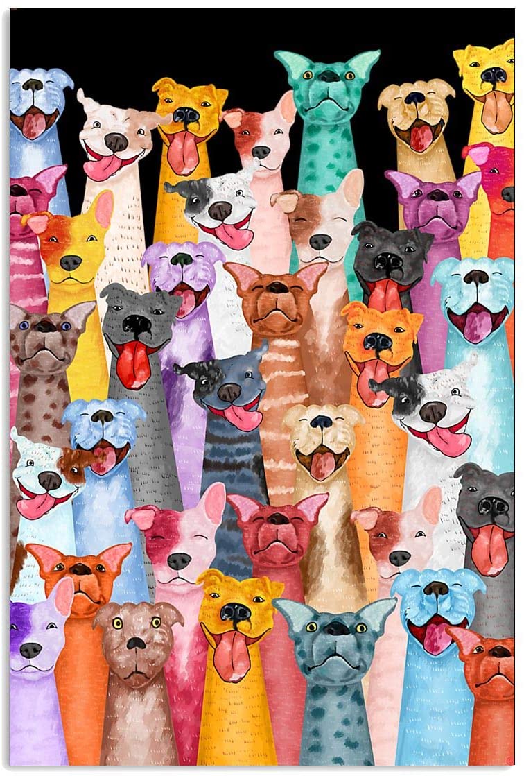 Multi shop color pitbull