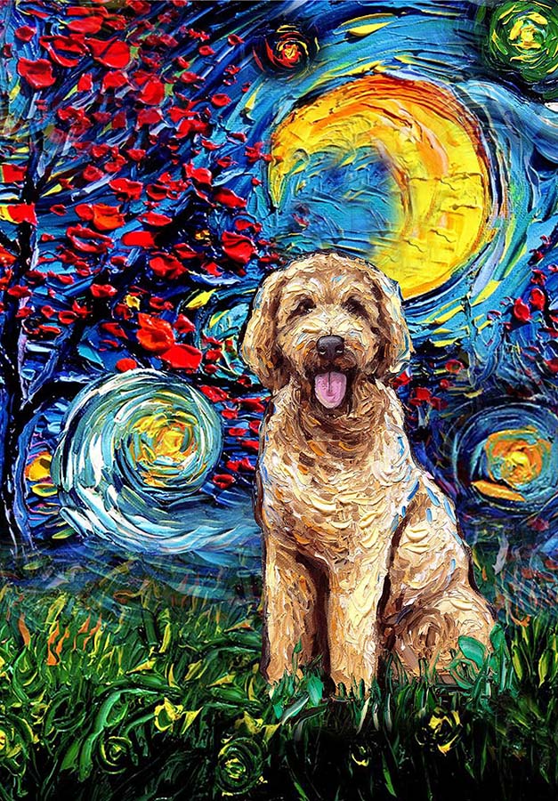 Goldendoodle outlet wall art