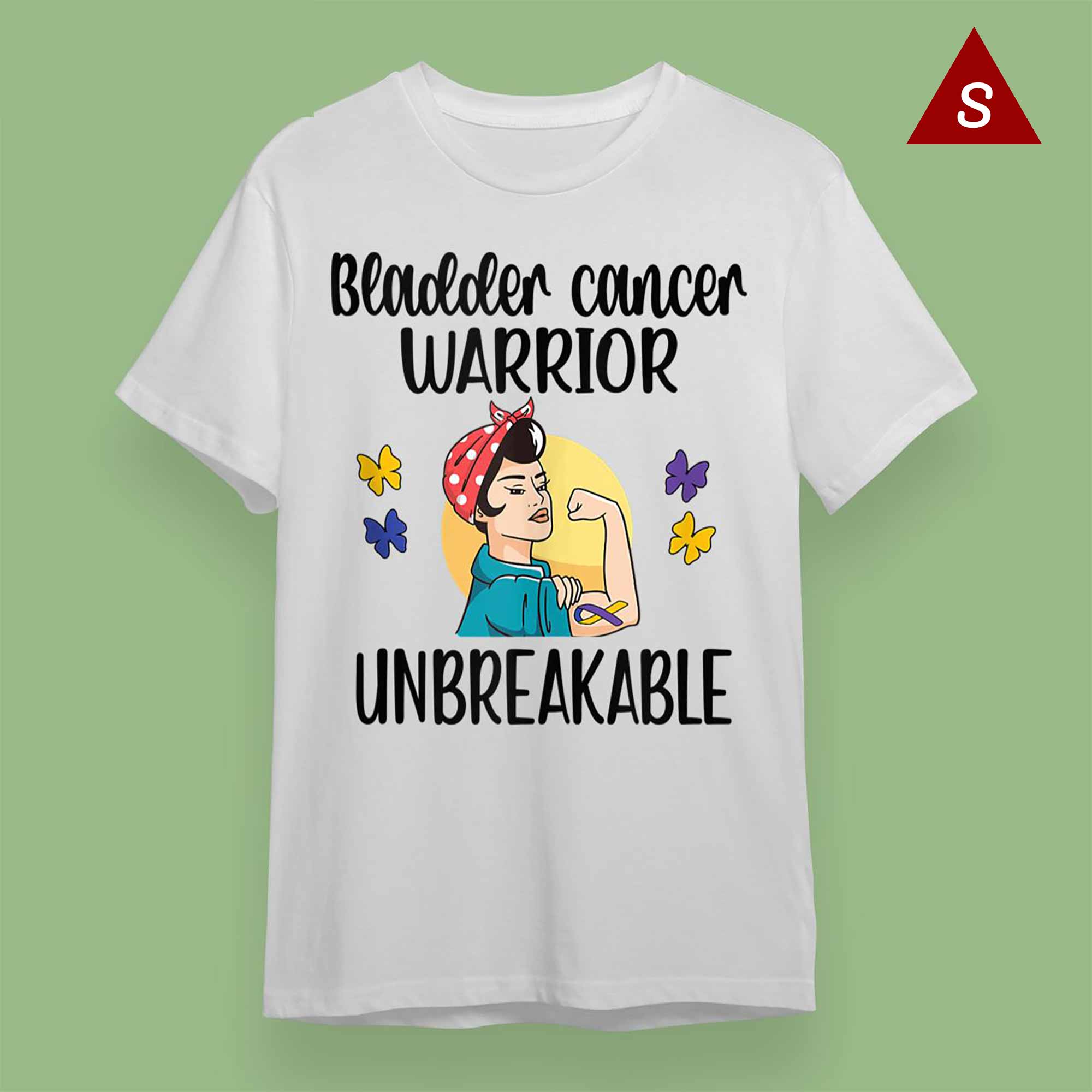 Skitongift Funny Tshirt Breast Cancer Awareness Shirts Bladder Cancer Warrior Bladder Cancer Survivor