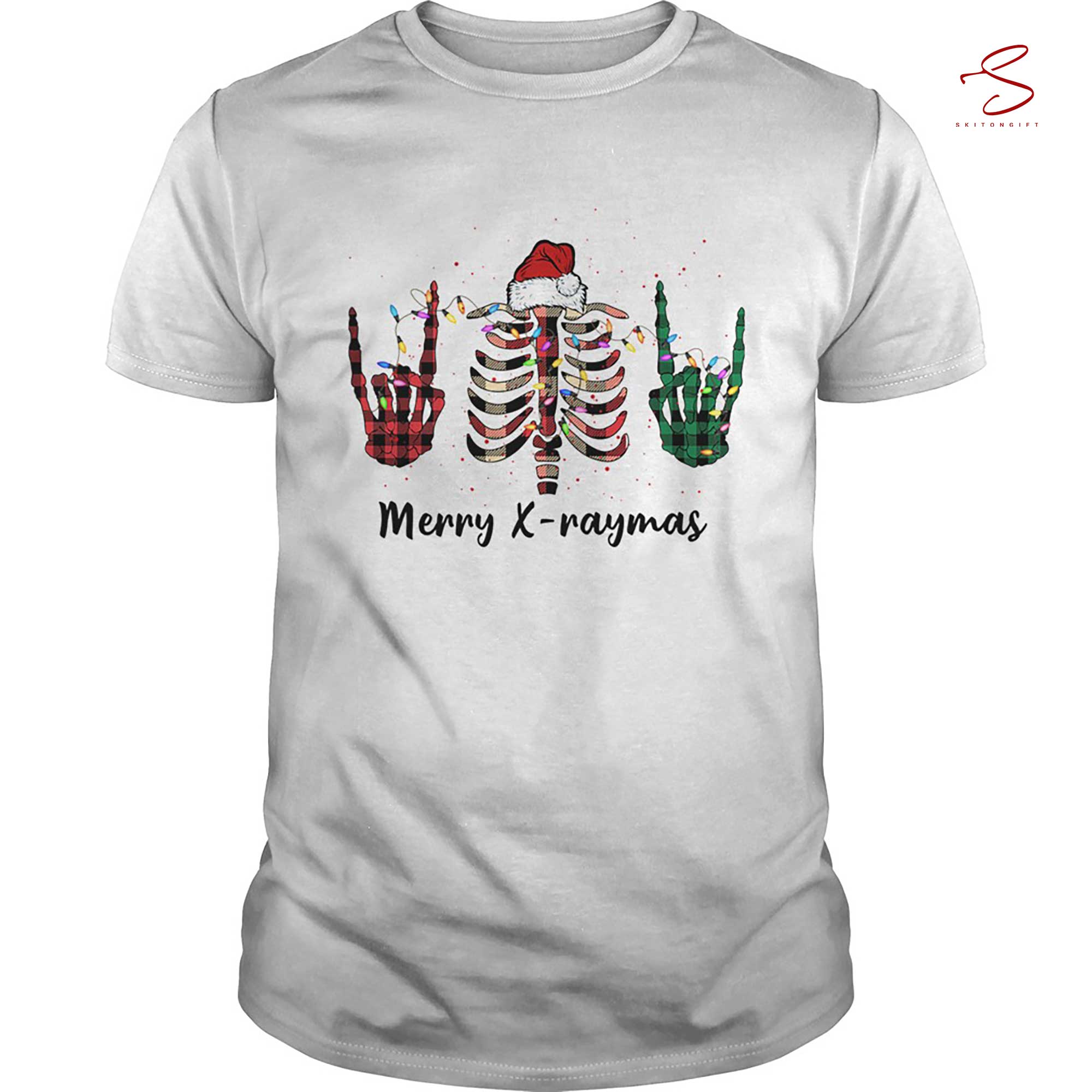 Skitongift Merry Xraymas Christmas Xray Shirt