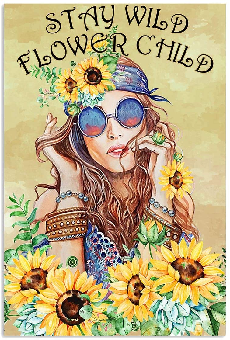 hippie flower art