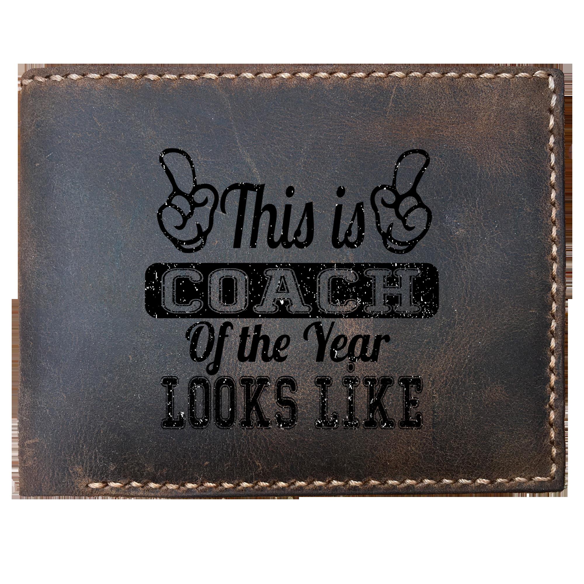 Custom coach wallet clearance