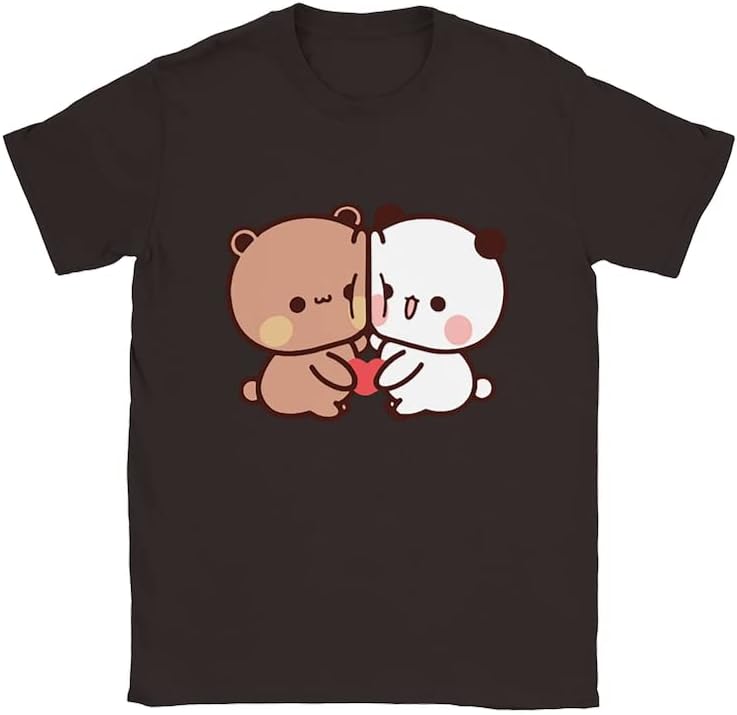 Kawaii Cute Panda Bear T Shirt Bubu Dudu Cute Love Funny Shirt,Gifts for Him, Gifts for Her, Gifts for Dad Mom, Hoodie, Long Short Sleeve Tee, Sweater Black