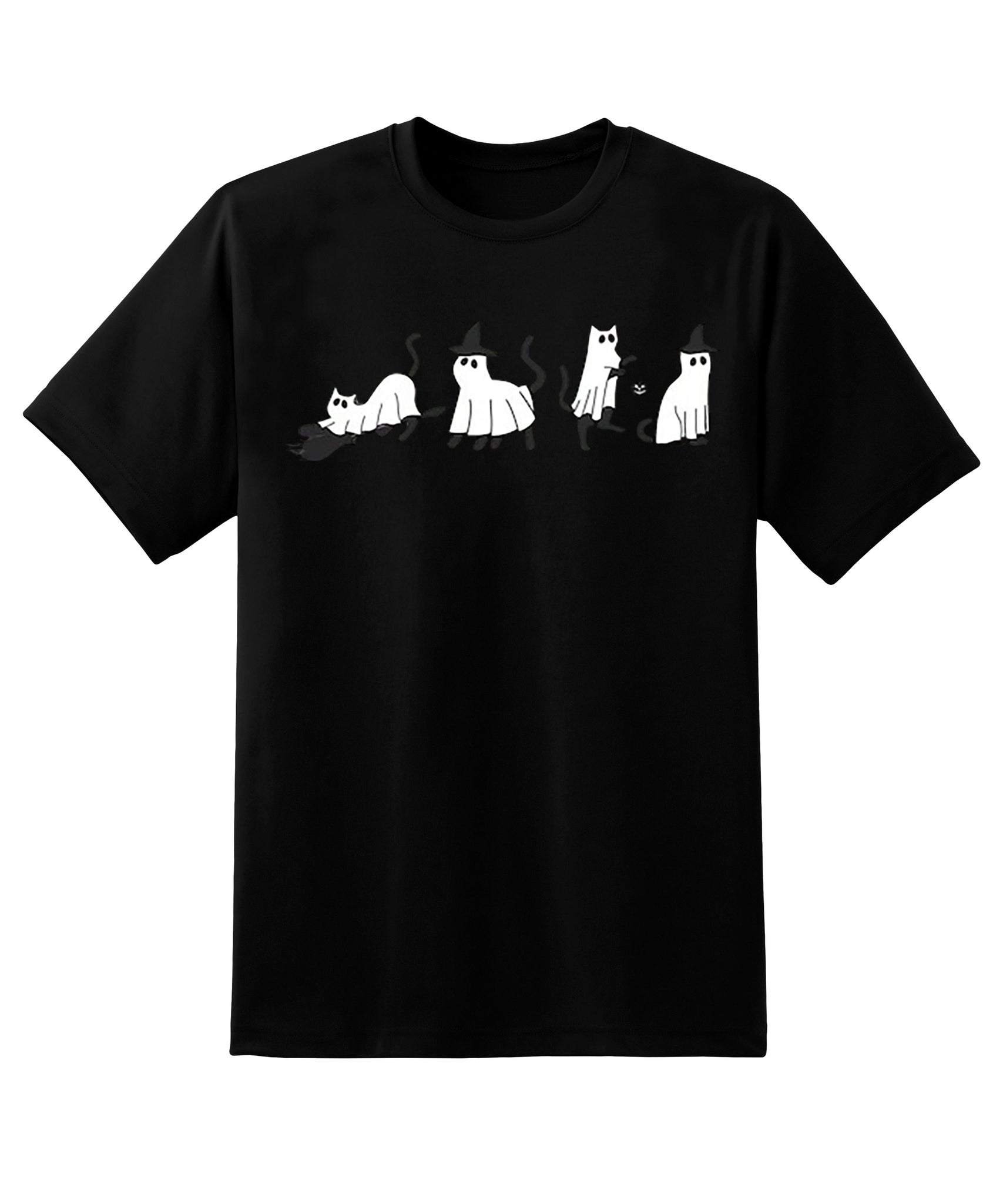 Skitongift Cat T-Shirt,Cat Lover Shirt,Black Cat Shirt,Spooky Season,Halloween Cat Sweat,Halloween Cat Shirt