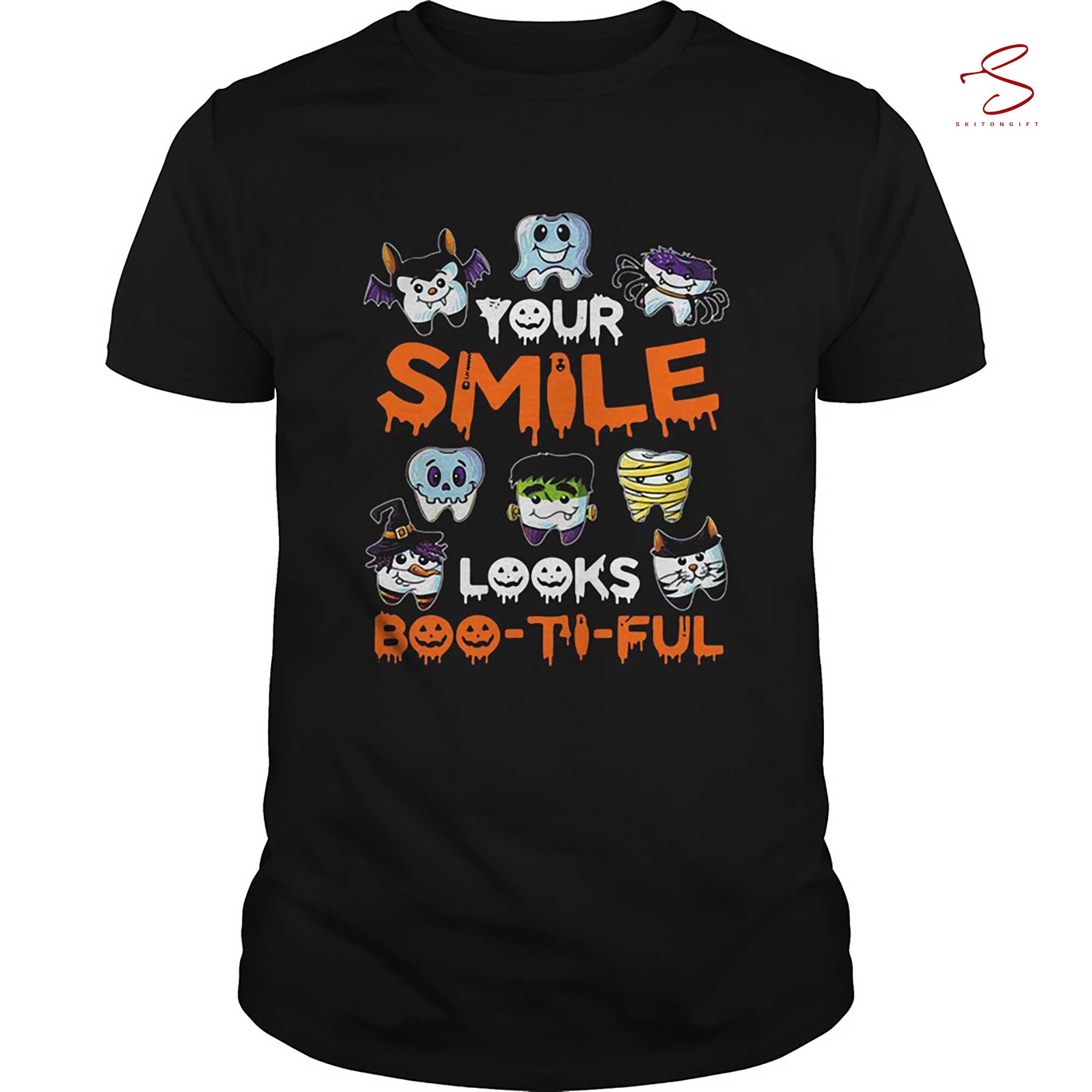 Skitongift You Smile Looks Bootiful Halloween Funny Shirt, gifts for Dad Mom,Gifts for Him, Her, Gifts for Dad Mom