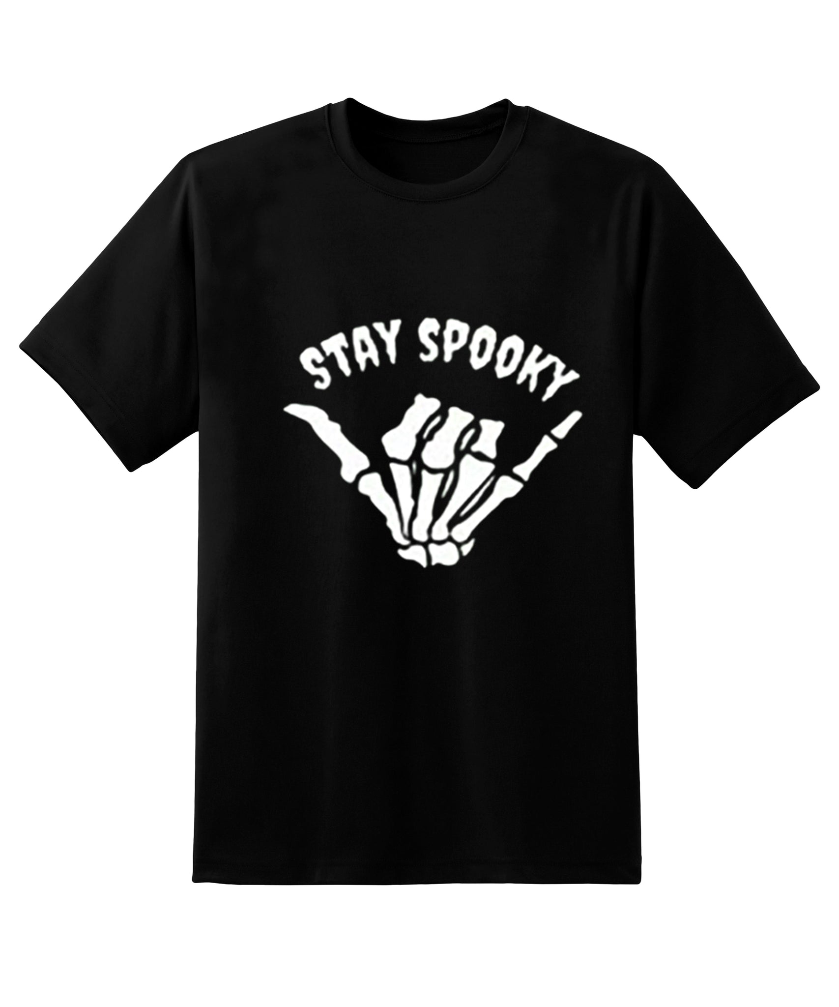 Skitongift Stay Spooky Skeleton Hand T-Shirt,Skeleton Pocket T-Shirt,Stay Spooky T-Shirt,Spooky Season Shirt,Halloween