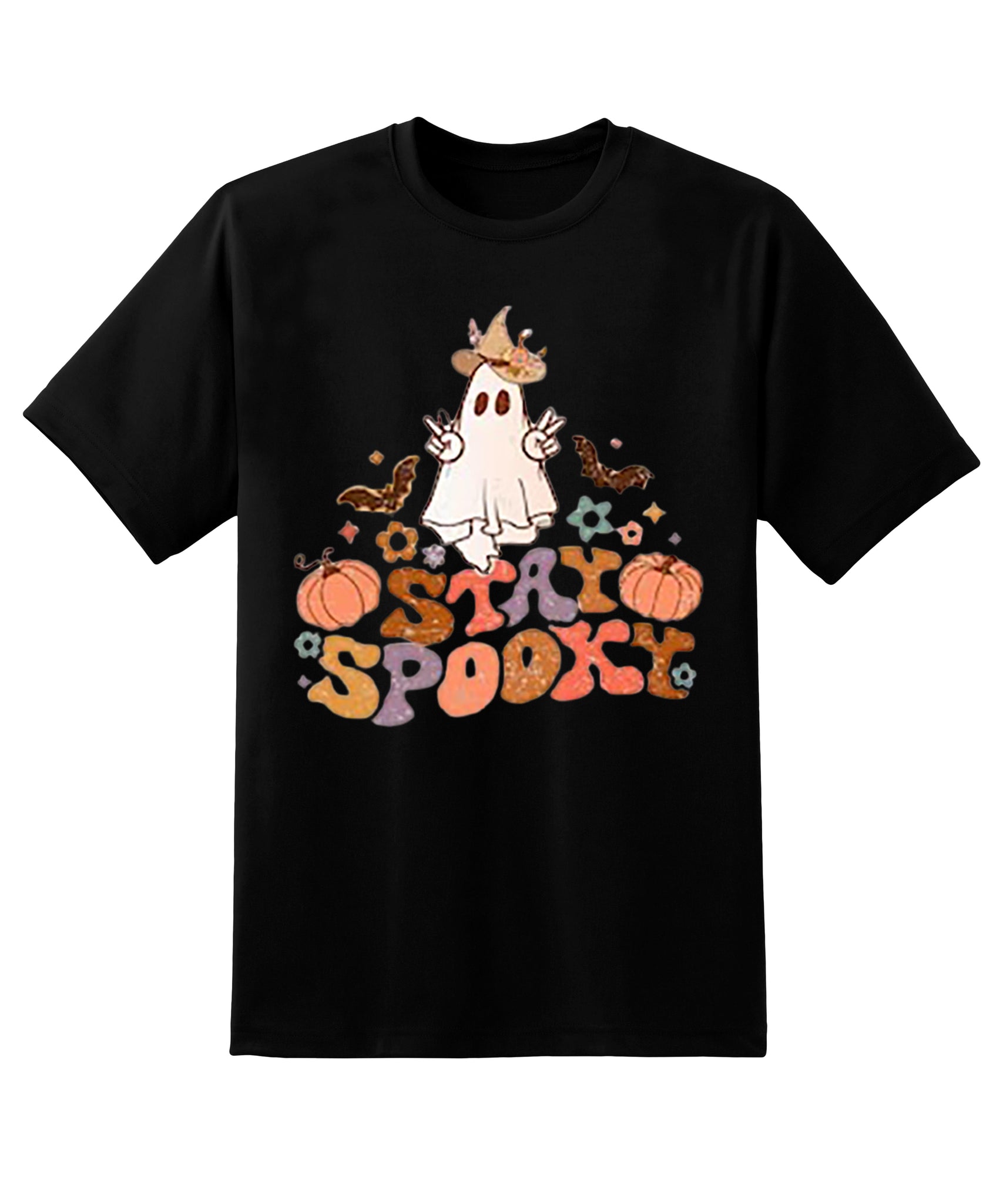 Skitongift Stay Spooky T-Shirt, Spooky Season Shirt,Ghost Halloween,Halloween Gift Hoodie,Womens Halloween T-Shirt