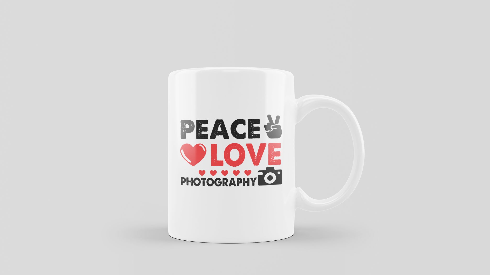  Coffee MugPeace And Love And Photography