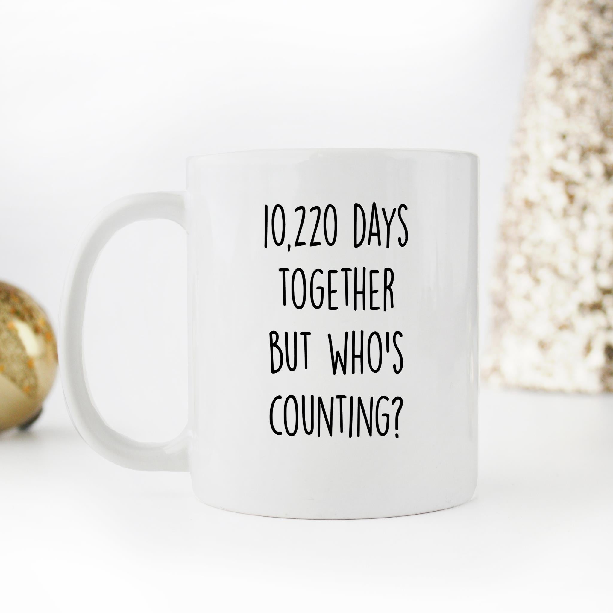 Skitongifts Funny Ceramic Novelty Coffee Mug 28th Anniversary For Him 28 Year Anniversary Husband 34KHeIM