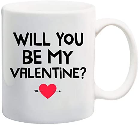 Skitongifts Coffee Mug Funny Ceramic Novelty Will You Be My Valentine