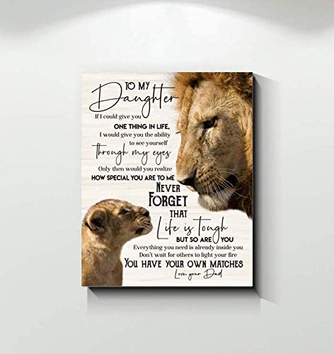 Lion Dad To My Daughter You Have Your Own Matches Portrait