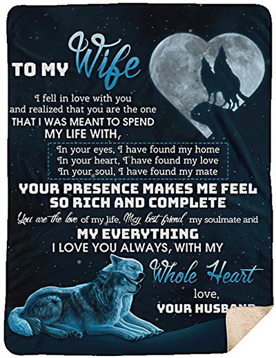 Meaningful Quote To My Wife, Love Husband Wolf I Fell In Love With You Wolf .