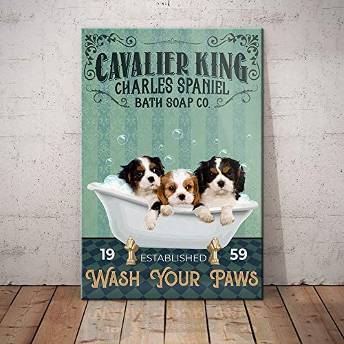 Cavalier King Charles Spaniel Dog Bath Soap