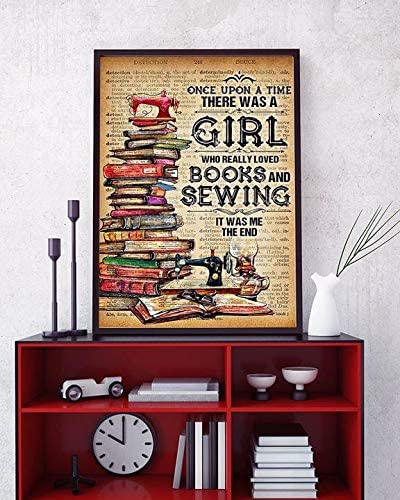 Once Upon A Time There Was A Girl Who Really Loved Books And Sewing It Was Me