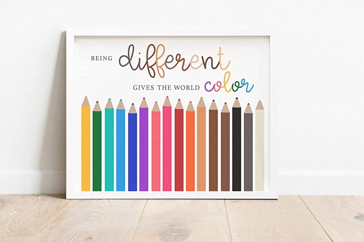 Being Different Gives The World Color, Teacher Classroom Diversity Classroom