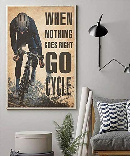 When Nothing Goes Right Go Cycle Biker