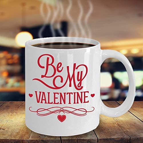 Skitongifts Coffee Mug Funny Ceramic Novelty Valentines Day Mug, Be My Valentine, A Gifts For The Special One In Your Life