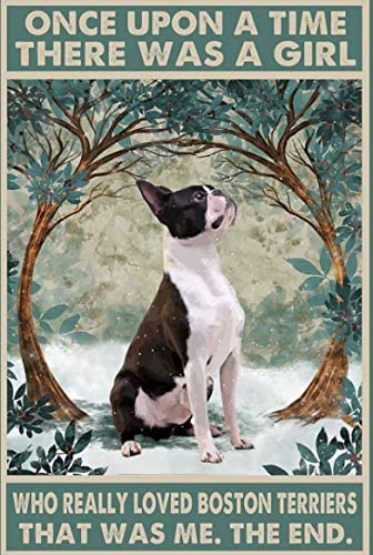 Once Upon A Time There Was A Girl Who Really Loved Love Boston Terriers
