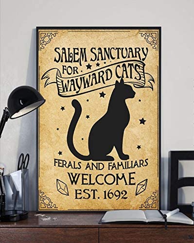 Vintage Black Cats Sanctuary For Wayward Cats Ferals And Familiars