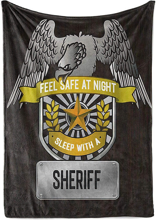 Feel Safe At Night Sleep With A Sheriff America Police Proud