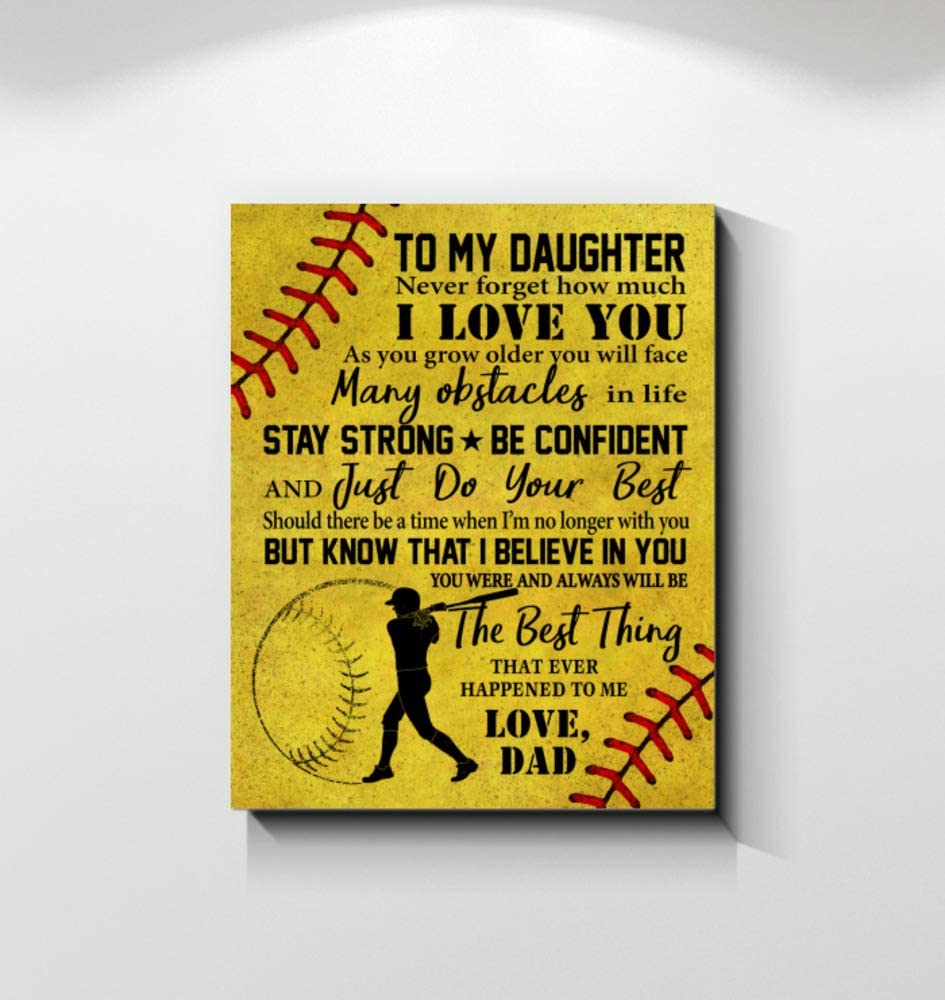 Softball To My Daughter