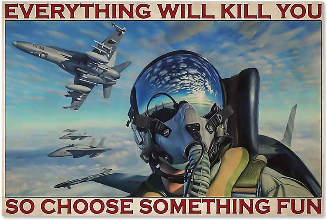 Fighter Aircraft Everything Will Kill You So Choose Something Fun Horizontal