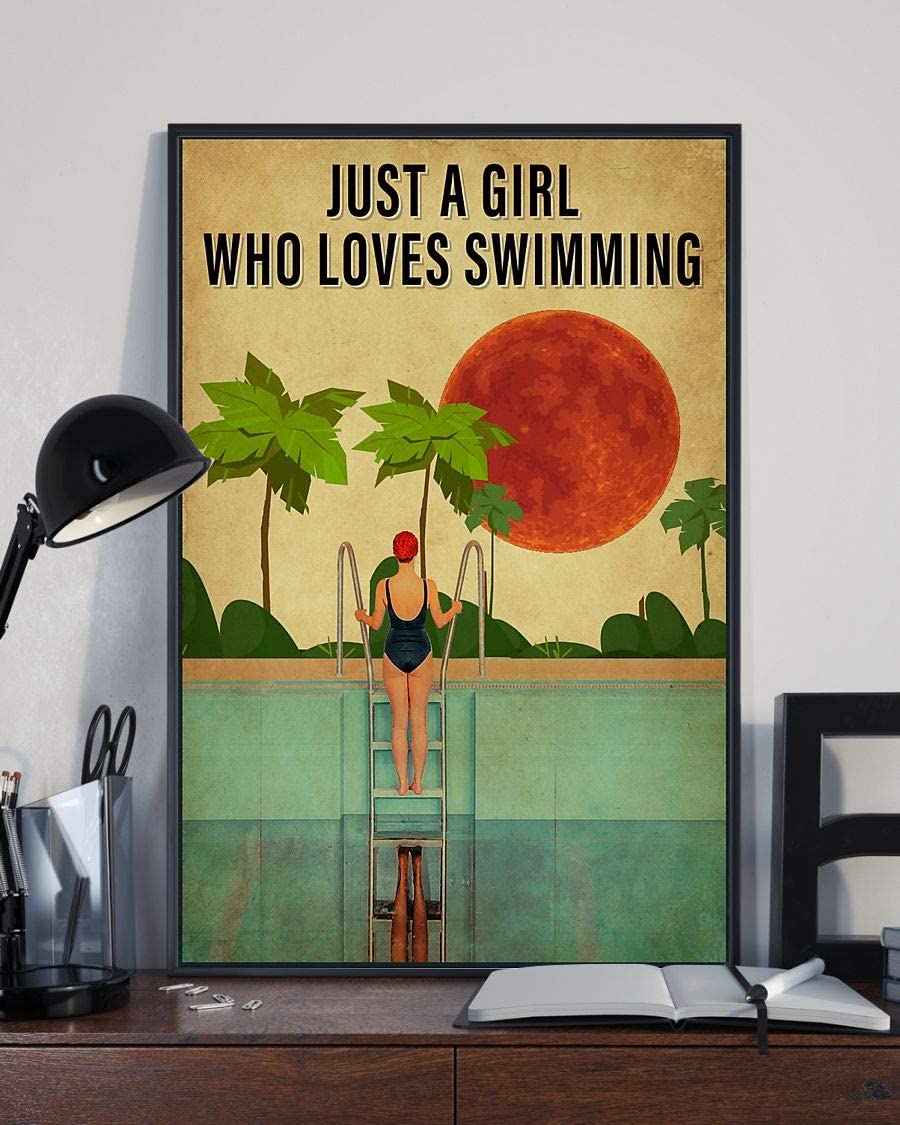 Just A Girl Who Loves Swimming Pool 1208