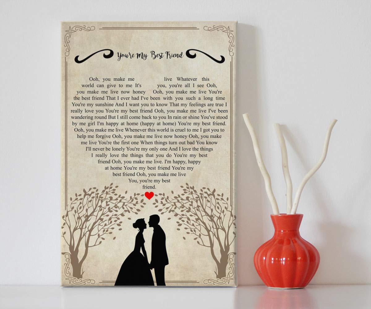 You're My Best Friend Song Lyrics Bride Groom