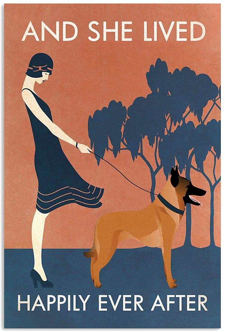 Vintage Malinois And She Lived Happily Ever After