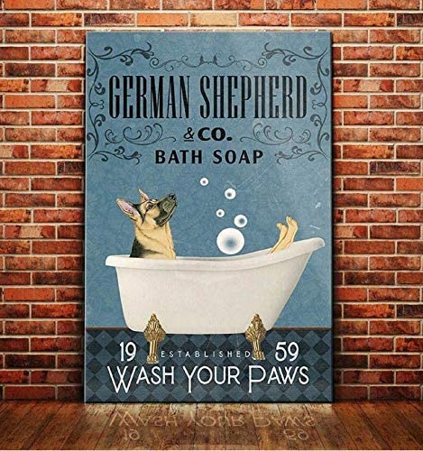 German Shepherd Co Bath Soap Wash Your Paw