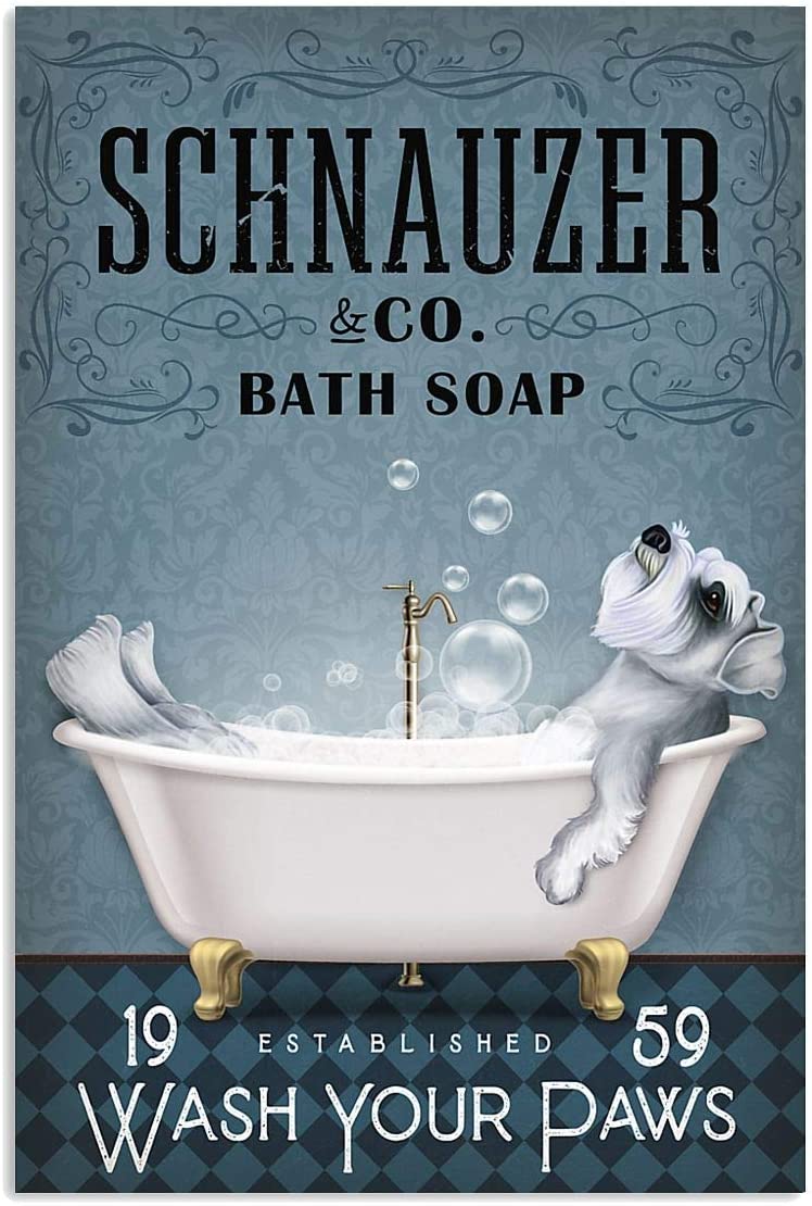 Schnauzer Water Bathtub