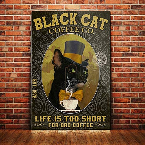 Black Cat Coffee Life Is Too Short Company