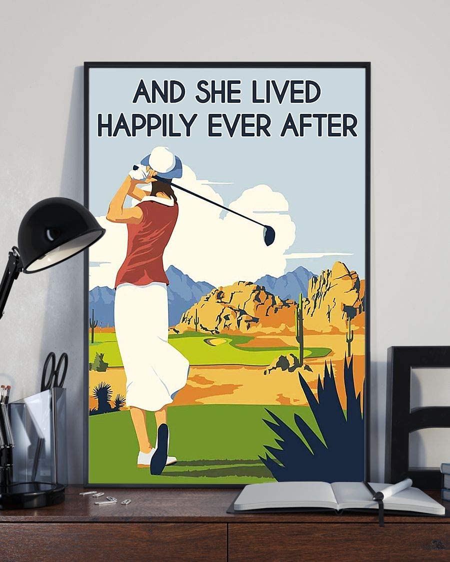 Golf And She Lived Happily Ever After Golf Girl 1208