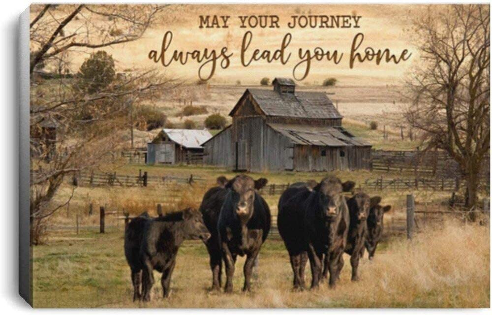 Cow May Your Journey Always Lead You Home Landscape