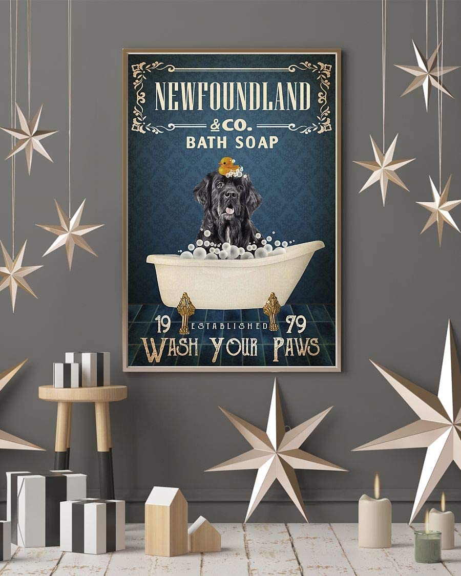 Newfoundland Dog And Co Bath Soap Wash Your Paws 1208