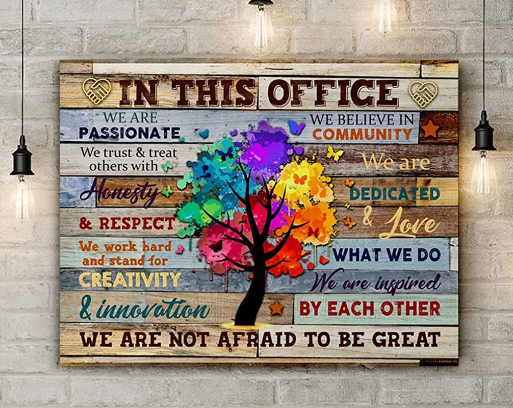 Customize Office in This Office We are Not Afraid to Be Great Office