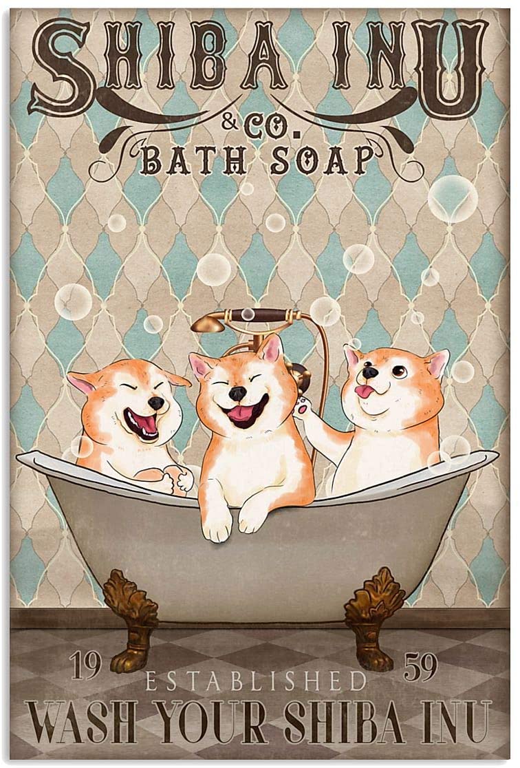 Shiba Inu In Bathtub Bath Soaptablished Wash Your Shiba Inu