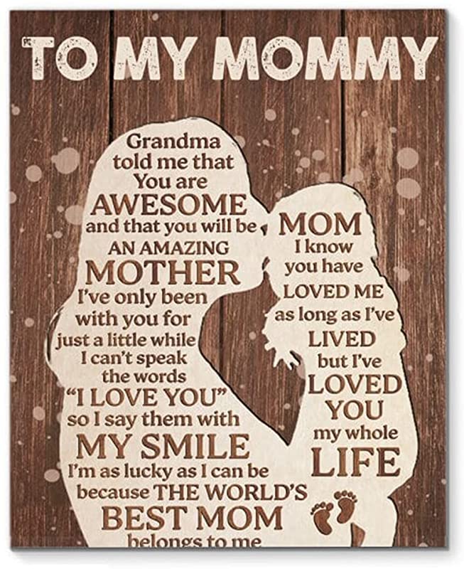 to My Awesome Mommy, to New Mother New Mom from Grandma, Mommy and Baby
