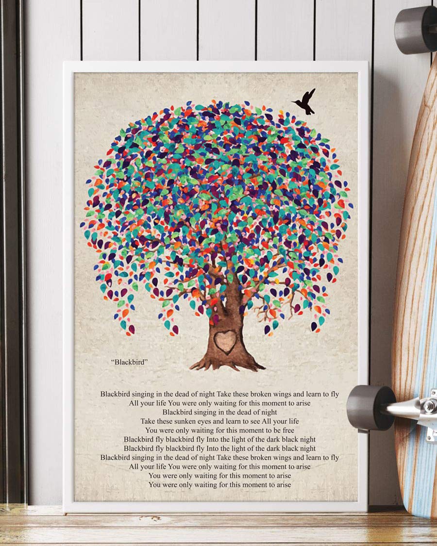 Blackbird Song Lyrics Portrait