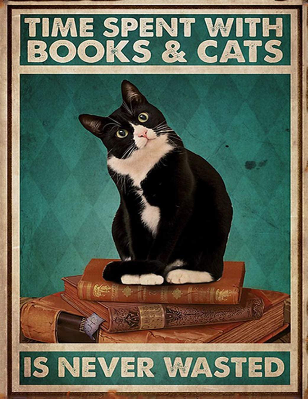 Time Spent With Books And Cats Is Never Wasted