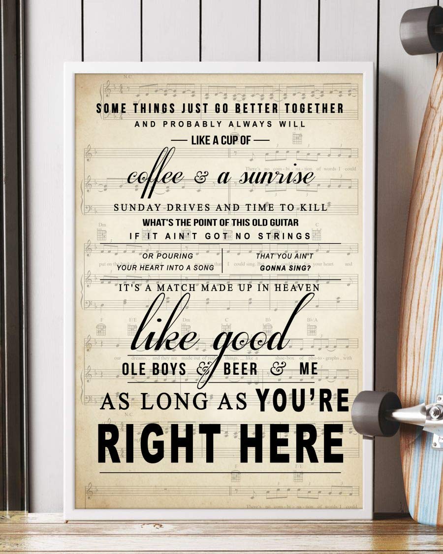 Better Jointly Song Lyrics Music Sheet Vintage Portrait