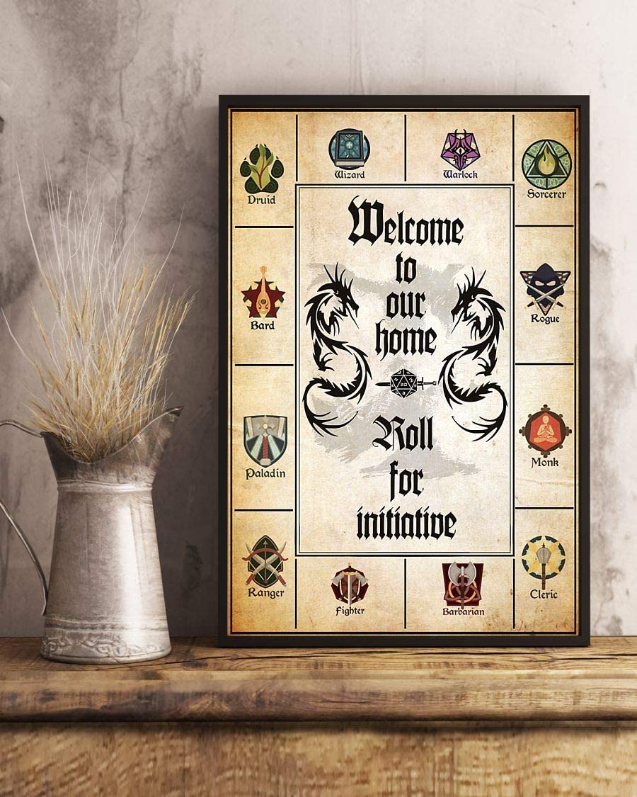 Welcome To Our Home Roll For Initiative D&D Game 1208